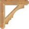 Ekena Millwork Balboa Craftsman Rough Sawn Bracket, Western Red Cedar, 4"W x 24"D x 24"H BKT04X24X24BOA04RWR - alternate 3